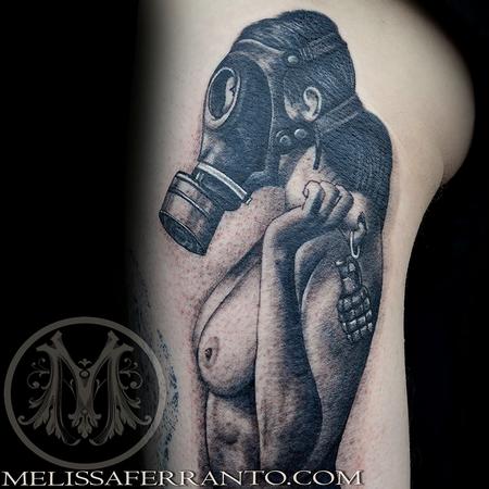 Tattoos - GAS MASK TATTOO - 112413